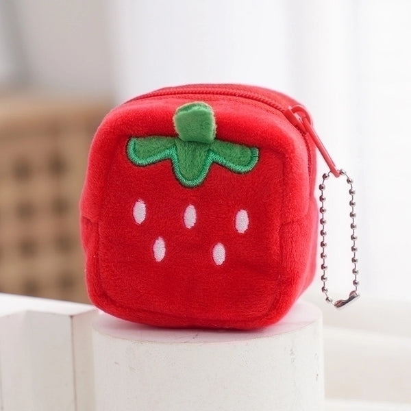 Kid's Fruit Polyester Zipper Kids Wallets