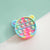 Kid's Gradient Color Silica Gel Zipper Coin Purses