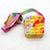 Kid's Medium Silica Gel Fruit Cute Profiled Zipper Crossbody Bag