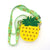 Kid's Medium Silica Gel Fruit Cute Profiled Zipper Crossbody Bag