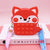 Kid's Medium Silica Gel Fruit Cute Profiled Zipper Crossbody Bag