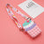 Kid's Medium Silica Gel Fruit Cute Profiled Zipper Crossbody Bag