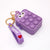 Kid's Medium Silica Gel Fruit Cute Profiled Zipper Crossbody Bag