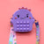 Kid's Medium Silica Gel Fruit Cute Profiled Zipper Crossbody Bag