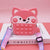 Kid's Medium Silica Gel Fruit Cute Profiled Zipper Crossbody Bag