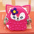 Kid's Medium Silica Gel Fruit Cute Profiled Zipper Crossbody Bag