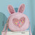 Kid's Mini Pu Leather Heart Shape Cute Zipper Crossbody Bag