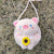 Kid's Mini Spring&summer Straw Animal Cute Round Zipper Shoulder Bag