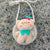 Kid's Mini Spring&summer Straw Animal Cute Round Zipper Shoulder Bag