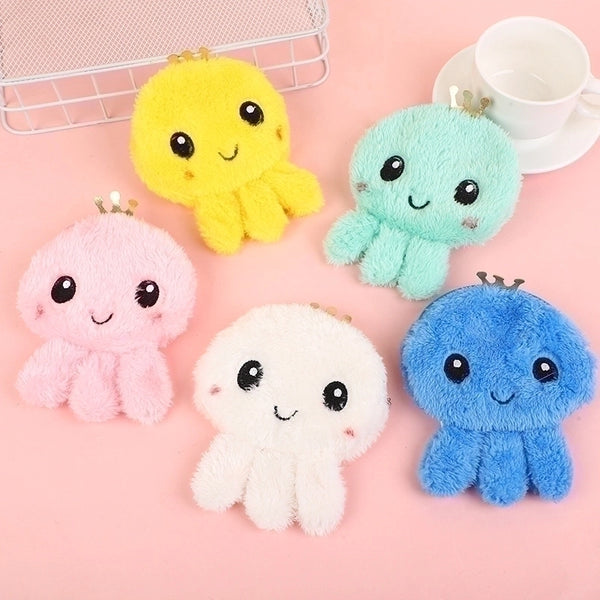 Kid's Octopus Plush Zipper Coin Purses