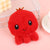 Kid's Octopus Plush Zipper Coin Purses