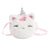 Kid's Plush  Cute Zipper Shoulder Bag Crossbody Bag