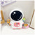 Kid's Silica Gel Cartoon Cute Round Zipper Shoulder Bag Crossbody Bag