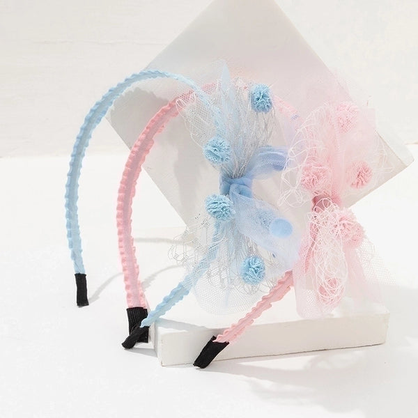 Kid's Simple Style Bow Knot Gauze Hair Band