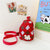 Kid's Small Nylon Animal Cute Square Zipper Crossbody Bag