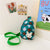 Kid's Small Nylon Animal Cute Square Zipper Crossbody Bag