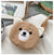 Kid's Small Plush Little Bear Cat Cute Zipper Crossbody Bag