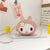 Kid's Small Pu Leather Cartoon Cute Cylindrical Zipper Crossbody Bag