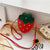 Kid's Small Pu Leather Fruit Cute Zipper Crossbody Bag