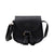 Kid's Small Pu Leather Solid Color Cute Tassel Square Flip Cover Crossbody Bag