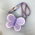 Kid's Small Pvc Butterfly Cute Butterfly Shape Zipper Crossbody Bag