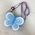 Kid's Small Pvc Butterfly Cute Butterfly Shape Zipper Crossbody Bag