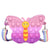 Kid's Small Silica Gel Butterfly Cute Zipper Crossbody Bag