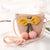 Kid's Small Straw Flower Cute Bucket Zipper Shoulder Bag Crossbody Bag