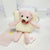 Kid's Straw Animal Bear Cute Square Zipper Crossbody Bag Straw Bag Coin Purse