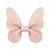 Kid's Sweet Solid Color Bow Knot Cloth Hair Clip