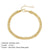 Korea Stainless Steel Double-layer Bracelet Bead Chain Bracelet Adjustable Jewelry Wholesale