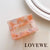 Korean Acetate Plate Hair Accessories Square Hollow Grab Clip Female