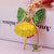 Korean Creative Cute Diamond Angel Girl Crystal Metal Pendant Keychain Wholesale