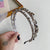 Korean Crystal Pearl Winding Headband Hollow Baroque Hair Tie Female Wholesale