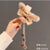 Korean  Cute Bear Plush Grab Clip Women's Cute Clip Headwear Hairclip Autumn And Winter Elegant Back Head Shark Clip