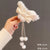 Korean  Cute Bear Plush Grab Clip Women's Cute Clip Headwear Hairclip Autumn And Winter Elegant Back Head Shark Clip