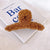 Korean  Cute Bear Plush Grab Clip Women's Cute Clip Headwear Hairclip Autumn And Winter Elegant Back Head Shark Clip