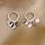 Korean Fashion Simple And Light Luxury Ear Clip Ins Trendy Grace Special Interest Earrings Super Girl Small Mori Style Ear Rings