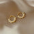 Korean Fashion Simple And Light Luxury Ear Clip Ins Trendy Grace Special Interest Earrings Super Girl Small Mori Style Ear Rings