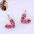 Korean Fashion Sweet Ol Small Flash Diamond Love Earrings Wholesale