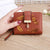 Korean Hollow Leaf Flower Two Fold Wallet