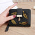 Korean Hollow Leaf Flower Two Fold Wallet