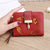 Korean Hollow Leaf Flower Two Fold Wallet