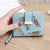 Korean Hollow Leaf Flower Two Fold Wallet