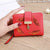 Korean Hollow Leaf Flower Two Fold Wallet