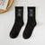 Korean  Japanese Style Spring And Summer Tide Socks Tide Brand Sports Cotton Men's And Women's Couple Socks Children's Middle Tube Alphabet College Style