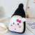 Korean Kid's Canvas Cute Cartoon Chest Bag