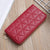 Korean Long Embroidered Rhombus Multi-card Wallet Wholesale