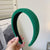 Korean New Spring Green Headband Sponge Hair Accessories Female Wholesale