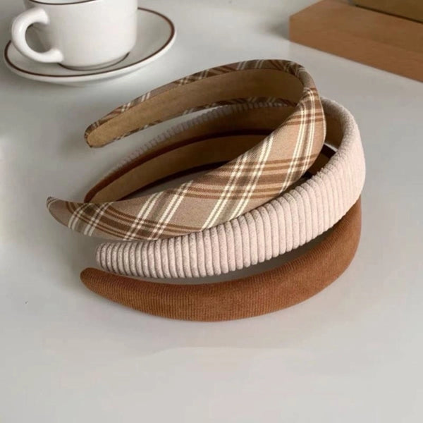 Korean Retro Wide-brimmed Fabric Hairband Female Wholesale